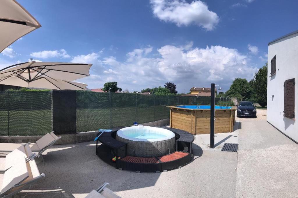 Nifty Intera Villa Con Piscina Relax, Idromassaggio E Sauna Muscletto Exterior foto